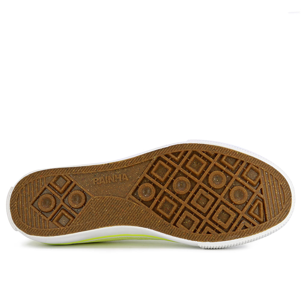 Tênis Casual Slip On Verde Tecido