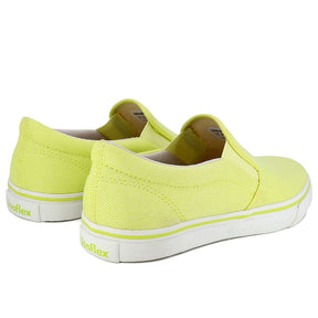 Tênis Casual Slip On Verde Tecido