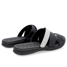 Slide Birken Dourado Couro Enfeite